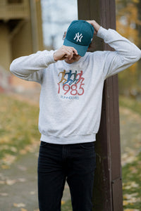  Runner1985 Classic Crewneck (Ash Grey) Alternate Logo, Runner1985