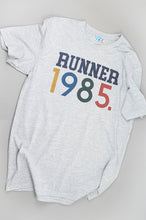 Load image into Gallery viewer,  Runner 1985 Signature T-Shirt (Heather Grey), Runner1985