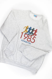  Runner1985 Classic Crewneck (Ash Grey) Alternate Logo, Runner1985